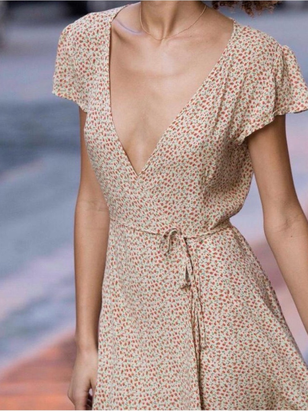 Brandy Melville Robbie Wrap Dress